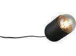 REALITY LEUCHTEN Tischleuchte "NARA, Tischlampe inkl. Leuchtmittel 1x E27 806 Lumen 2700K warmweiß", schwarz matt, 1, Ø 10,5cm H: 14,5cm, 2 Stk., Leuchten, Tischleuchte mit Schnurschalter und wechselbarem Leuchtmittel (inkl.), Tischleuchte