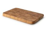 Schneidebrett CONTINENTA "Hackbrett aus Stirnholz", braun (eiche), B:30cm H:3,5cm L:46cm, Massivholz, Schneidebretter, Schneidebrett, 46x30x3,5 cm, hochwertige Qualität