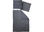 Wendebettwäsche ADAM "Indian Cortezada light", blau (dunkelblau), B/L: 135cm x 200cm, 1 Stk., 1 Stk., Renforcé, B/L: 80cm x 80cm, 2 Stk., Renforcé, Obermaterial: 100% Baumwolle, Bettwäsche, Wendebettwäsche, aus 100 % Bio-Baumwolle, 2 teilig - Bettwäsche Set