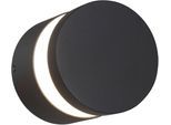 EGLO Wandleuchte "Melzo Außen-Wandlampe, Außenlampe aus Aluguss und Kunststoff, IP44", schwarz, 1, Ø 13,5cm H: 13cm, 1 Stk., Leuchten, Wand-/Deckenleuchte - H13 x Ø13,5 cm - schwarz - 1X11W inkl., Wandleuchte