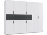 Wimex "Digit Kleiderschrank wahlweise mit oder ohne Spiegel" Schlafzimmer Schrank Bestseller im modernem Design, erhältlich in den Breiten 225cm oder 270cm (mit 8 oder 10 Türen)