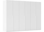 Kleiderschrank "Schrank Garderobe Ankleide Schlafzimmer Flur SERINA Eyecatcher", weiß (alpinweiß), B:301cm H:223cm T:61cm, Holzwerkstoff, LEGER HOME BY LENA GERCKE, Schränke, Kleiderschrank, in 6 Breiten, 3 Ausführungen und mit Front Glas oder Dekor MADE IN GERMANY
