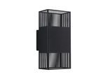 PAULMANN LED Wandleuchte "Tharin", schwarz, 2, H: 25cm, 1 Stk., Leuchten, spritzwassergeschützt, LED Wandleuchte