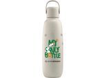 Thermoflasche SODASTREAM "Metallflasche Fizz&go COOL DWS, 0,9 l, Trinkflasche", sand, bunt, H:28cm, Edelstahl, Kunststoff, Trinkflaschen, Thermoflasche, kompatibel mit SodaStream DUO, E-DUO, TERRA, ART & ENSO Wassersprudler