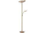 PAUL NEUHAUS LED Deckenfluter "ARTUR", sand, 2, H: 181,5cm, 1 Stk., Leuchten, Tastdimmer, Memoryfunktion, CCT-Farbtemperatursteuerung 2700-5000K, LED Deckenfluter