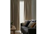 Vorhang WIRTH "Dim out" Gr. 1, beige, B:145cm H:150cm, Polyester, Gardinen, Vorhang