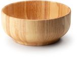Schüssel CONTINENTA, braun (holzfarben), H:12,5cm Ø:29cm, Holzwerkstoff, Schüsseln, Schüssel, Gummibaumholz, Zum Anrichten und Präsentieren