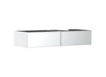 hansgrohe Xevolos E Waschtischunterschrank 54322320 1370x550x275mm, 2 Schubladen, rechts, mattweiß, weiß metallic