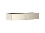 hansgrohe Xevolos E Waschtischunterschrank 54323790 1370x550x275mm, 2 Schubladen, rechts, sandbeige matt, sandbeige metallic