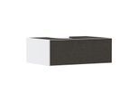 hansgrohe Xevolos E Waschtischunterschrank 54310660 780x550x275mm, 1 Schublade, mattweiß, Textil dunkelgrau