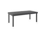 Ambia Garden Gartentisch , Anthrazit , Metall, Kunststoff , rechteckig , eckig , 200x320x75 cm , ausziehbar , Gartenmöbel, Gartentische, Gartentische ausziehbar