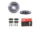 BREMBO Bremsensatz, Scheibenbremse 142053864 Vorderachse Geschlitzt 280mm 24mm für RENAULT