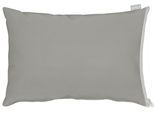Dekokissen APELT "3800", grau (grau, unifarben), B:41cm L:61cm, Obermaterial: 75% Polyester, 25% Baumwolle, Dekokissen_Sitzkissen_Kissenhüllen, Statement-Reißverschluss