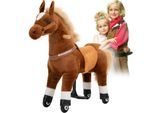 Miweba Pony Amadeus, Medium, Spielpferd zum Reiten, 4-8 Jahre, integrierte Lenkung