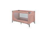 Kikkaboo Reisebett so gifted eine Ebene, weiche Matratzenauflage, Seiteneingang grau pink