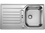 Küchenspüle BLANCO "LANTOS 45 S-IF", silber (edelstahl bürstfinish), B:86cm, Edelstahl, Küchenspülen, Küchenspüle