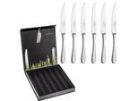 Steakmesser "Mia, im Geschenkkarton", silberfarben, B:19,6mm, Edelstahl, PICARD & WIELPÜTZ SOLINGEN, Essmesser, Steakmesser, praktisches Steakmesser-Set