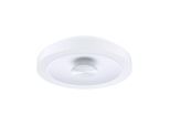PAULMANN LED Deckenleuchte "LED Deckenleuchte Volea IP44 3000K 470lm / 1650lm 230V 3,5 / 1x13W", bunt (weiß, silberfarben), 1, Ø 32cm H: 6,4cm, 1 Stk., Leuchten, Dimmer, LED Deckenleuchte