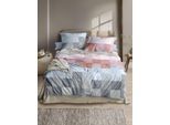 Bettwäsche IRISETTE "Wave 8695", rot, B/L: 135cm x 200cm, 1 Stk., 1 Stk., Mako-Satin, B/L: 80cm x 80cm, 2, Mako-Satin, Obermaterial: 100% Baumwolle, Bettwäsche, Bettwäsche, anschmiegsam und atmungsaktiv, Ganzjahresqualität