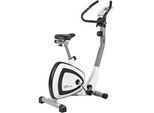 Heimtrainer "HT 400 (mit/ohne Unterlegmatte)" Gr. 1, grau (weiß, grau), MOTIVE FITNESS BY U.N.O., Heimtrainer, ohne Unterlegmatte, Heimtrainer, 120 kg max. Benutzergewicht, Fahrrad, 8 Widerstandsstufen, B:48cm H:126cm L:90cm