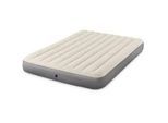 Luftbett INTEX "Deluxe Single High Airbed" Gr. 1, grau, Luftbetten, B/H/L: 99cm x 25cm x 191cm, Vinyl, B:99cm H:25cm L:191cm