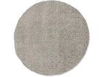 Teppich OCI DIE TEPPICHMARKE "LOBBY SHAGGY", grau, H:52mm Ø:150cm, Polypropylen (PP), Teppiche, Teppich, Wohnzimmer