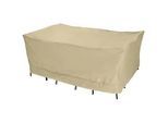 Abdeckhaube TEPRO "Universal", beige, B:250cm H:150cm T:95cm, Polyester, Hüllen, für rechteckige Sitzgruppen á 250x150 cm