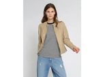 Lederjacke MUSTANG "31022106", Damen, Gr. M, beige (sand), Obermaterial: 100% Lammleder; Futter: 100% Baumwolle; Ärmelfutter: 100% Polyester; Taschenfutter: 100% Baumwolle, Ziersteppung, Jacken