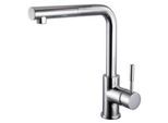 AqvaZone AqvaKitchen Spültischarmatur 082159750 chrom, mit Geschirrbrause