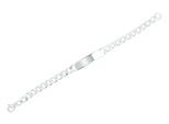 Armband ADELIA´S "Damen Armband – Panzerarmband aus Edelstahl 18 cm", silber, Armbänder, Damen, 18cm, Edelstahl, Armband, Schöne Geschenkidee zum Geburtstag