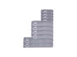 Handtuch JOOP "Handtuch Classic 10er Pack", grau, B:50cm, Obermaterial: 100% Baumwolle CO., Handtücher
