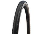 Fahrradreifen SCHWALBE "G-One RS ProEvo", schwarz (schwarz, transparent), Fahrradreifen, 28 x 1,38