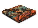 Wohndecke BIEDERLACK "Nomad", bunt, B:150cm L:200cm, Kaschmir, Wolle, Wohndecken, Wohndecke, mit geketteltem Zierstich, Kuscheldecke