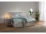 Boxbett S.OLIVER "Alissia inkl. Bettkasten und Topper- frei im Raum stellbar", beige, B:218cm L:206cm, Komplettbetten, wahlweise mit Bonnell- oder TTFK-Matratze in H2, H3 o. H4 erhältlich