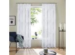 Gardine OTTO HOME "Belem" Gr. 3, weiß, B:140cm H:225cm, Voile, Polyester, Gardinen, Gardine, 1 bzw. 2 Schals, Vorhang, Fertiggardine, Kreise