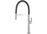 AqvaZone AqvaKitchen Spültischarmatur 083159770 Edelstahl gebürstet, mit Geschirrbrause