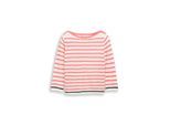 TOM TAILOR Damen Strickpullover mit Streifenmuster, rot, Gestreift, Gr. M