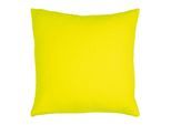 Dekokissen PAD "Fashion", gelb, unifarben, B:60cm L:60cm, Polyester, Dekokissen_Sitzkissen_Kissenhüllen, aus einer italienischen Fashionweberei