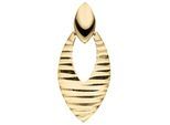 Kettenanhänger JOBO "Anhänger oval 21 mm", gold (gelbgold 333), Schmuckanhänger, Damen, Gelbgold 333, Kettenanhänger, 8 Karat 333 Gold