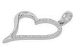 Kettenanhänger ADELIA´S "Damen Anhänger – Herz Herzanhänger aus 925 Silber mit Zirkonia", silber, Schmuckanhänger, Damen, Silber 925 (Sterlingsilber), Kettenanhänger, Ideal als Geschenk zum Muttertag