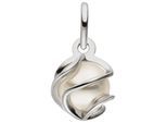 Perlenanhänger JOBO "Kleiner Anhänger 7 mm", silber 925, Schmuckanhänger, Damen, Perlen Silber 925 (Sterlingsilber), Perlen, Silber 925 (Sterlingsilber), 925 Silber mit synthetischer Perle