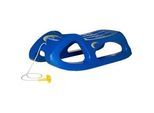 Schlitten ROLLY TOYS "rollySnow Cruiser, blau", blau, Schlitten, KinderB:44cm H:27cm, Kunststoff, mit Stahlschienen an den Kufen, B:44cm H:27cm