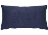 Dekokissen PAD "Smooth", blau, unifarben, B:25cm H:2cm L:50cm, Polyester, Dekokissen_Sitzkissen_Kissenhüllen, Perfekte Farbabstimmung
