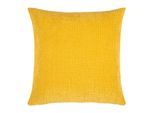 Dekokissen PAD "Fashion", mustard, unifarben, B:60cm L:60cm, Polyester, Dekokissen_Sitzkissen_Kissenhüllen, aus einer italienischen Fashionweberei