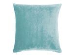 Dekokissen PAD "Smooth", aqua, unifarben, B:50cm H:2cm L:50cm, Polyester, Dekokissen_Sitzkissen_Kissenhüllen, Perfekte Farbabstimmung