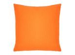 Dekokissen PAD "Fashion", orange, unifarben, B:50cm L:50cm, Polyester, Dekokissen_Sitzkissen_Kissenhüllen, aus einer italienischen Fashionweberei