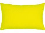 Dekokissen PAD "Fashion", gelb, unifarben, B:30cm L:40cm, Polyester, Dekokissen_Sitzkissen_Kissenhüllen, aus einer italienischen Fashionweberei