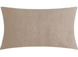 Dekokissen PAD "Smooth", beige, unifarben, B:25cm H:2cm L:50cm, Polyester, Dekokissen_Sitzkissen_Kissenhüllen, Perfekte Farbabstimmung