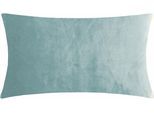 Dekokissen PAD "Smooth", aqua, unifarben, B:25cm H:2cm L:50cm, Polyester, Dekokissen_Sitzkissen_Kissenhüllen, Perfekte Farbabstimmung