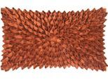 Dekokissen PAD "Sentiment", cognac, unifarben, B:30cm L:50cm, Polyester, Dekokissen_Sitzkissen_Kissenhüllen, 3D